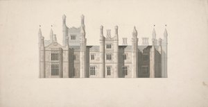 Povýšení navrženého designu pro Cambridge Colleges od William Wilkins