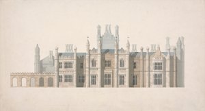 Povýšení navrženého designu pro Cambridge Colleges od William Wilkins