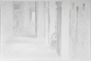 Sotoportego Salviati, Benátky, 2009 (tužka na papíře) od William Wilkins