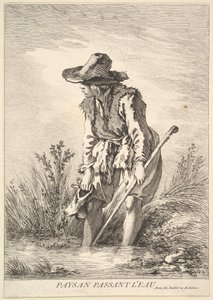 Peasant Crossing Water, 1786.