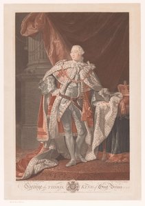 Portrét George III Spojeného království George Třetí, král Velké Británie (titul na předmětu)