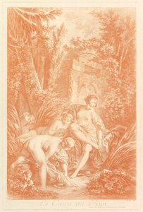 The Grâces au Bain The Graces at the Bath, 1756.