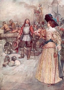 Mademoiselle De Montpensier střílí z děla