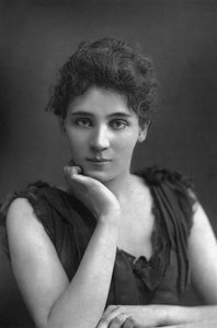 Elizabeth Robins 1862-1952, americká herečka, dramatik, romanopisec a sufražetka, 1893. od William and Daniel Downey
