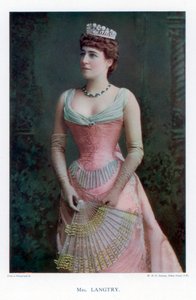 Lillie Langtry , britská herečka, 1901. od William and Daniel Downey