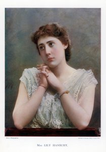 Lily Hanbury , anglická divadelní herečka, 1901. od William and Daniel Downey