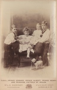Princ Edward, princ Albert, princ Henry a princezna Viktorie z Walesu od William and Daniel Downey