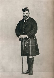 Princ z Walesu v kostýmu Highland, c1886 1910 od William and Daniel Downey