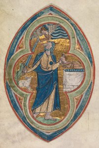 Miniatura vyjmutá z kompendia v dějinách Kristova genealogie..., 1200-1250 od William de Brailes
