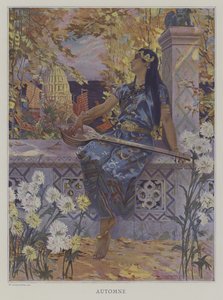 Automne (podzim) (barevné lito) od William de Leftwich (after) Dodge