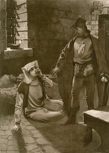 Il Trovatore, IV. dějství, IV. scéna (litografie) od William de Leftwich (after) Dodge