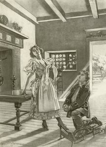Marta, III. dějství scéna vi (hlubotisk) od William de Leftwich Dodge