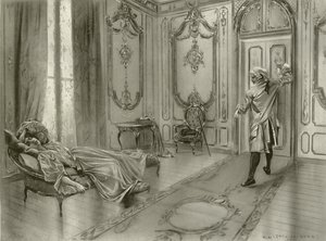Figarova svatba, 1. dějství, ix. scéna (hlubotisk)