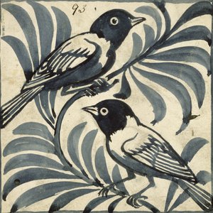 Bluebirds od William de Morgan
