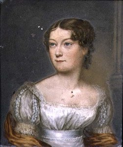 Selina FitzHerbert, kolem roku 1817 (břidlice)