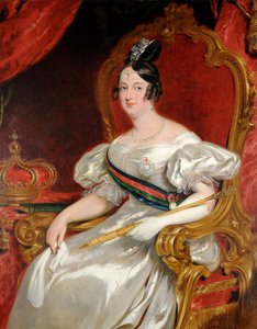 Portrét D. Marie II., Portugalské královny