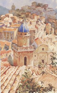 583 Sluncem nasycené stíny - S.Maria dell