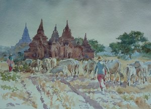928 Bagan, pasení domů od Wilson Clive