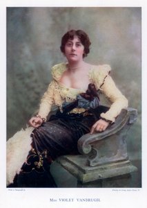 Violet Vanbrugh , anglická herečka, 1901.