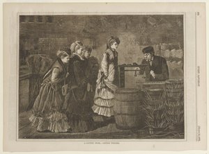 Venkovský obchod - Vážení od Winslow Homer