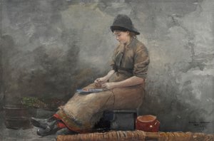 Návnady Fishergirl od Winslow Homer