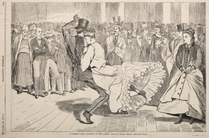 Pařížský ples - Tanec v kasinu od Winslow Homer