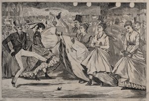 Pařížský ples – Tanec v Mabille, Paříž od Winslow Homer