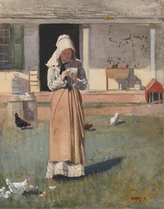 Nemocné kuře, 1874. od Winslow Homer