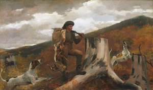 Lovec a psi od Winslow Homer