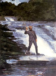 Rybář, 1874 od Winslow Homer