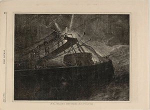Na moři — Signalizace projíždějícího parníku od Winslow Homer