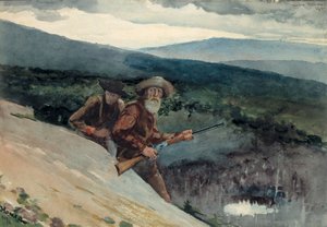 Lov medvěda, Prospect Rock od Winslow Homer