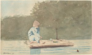 Chlapec na voru od Winslow Homer