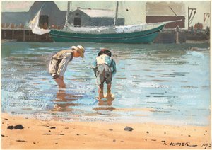 Kluci brodí od Winslow Homer
