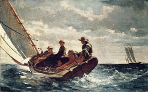 Breezing Up (A Fair Wind) – 1876 – 61,5 × 97 cm – olej na plátně od Winslow Homer