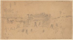 Nesení zraněného od Winslow Homer