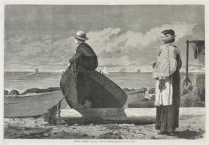 Táta přichází! od Winslow Homer