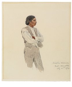 David Pharohh, Poslední z Montauků, 1874 od Winslow Homer