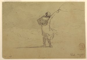 Kresba "Červené světlo", pravděpodobně 1883 od Winslow Homer