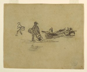 Kresba, Dva rybáři, Anglie, 1881-82 od Winslow Homer