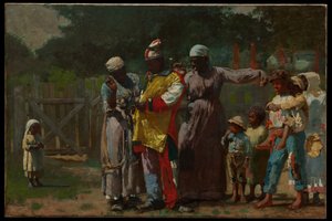 Oblékání na karneval od Winslow Homer