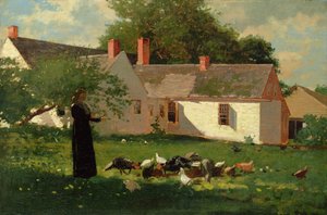 Scéna z farmy od Winslow Homer