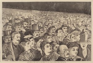 Fire Works on the Night of Four July, publikoval 1868. od Winslow Homer