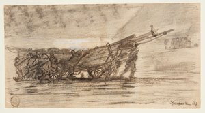 Rybáři na pláži, Cullercoats, Anglie od Winslow Homer