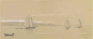 Rybářská flotila v Gloucesteru od Winslow Homer