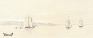 Rybářská flotila v Gloucesteru od Winslow Homer