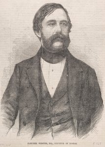 Fletcher Webster, Esq., Surveyor of Boston, 1859. od Winslow Homer