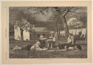 Grafický design, "The Nooning", srpen 1873 od Winslow Homer