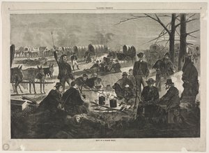 Zastavení vozového vlaku, 1864. od Winslow Homer