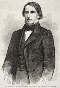 Hon. Elihu B. Washburne z Illinois, předseda výboru pro obchod od Winslow Homer